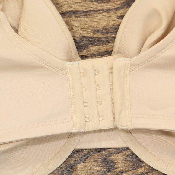 Vanity Fair Size Beauty Back Smoothing Minimizer Bra Damask Neutral Brown 38DDD - Picture 4 of 9